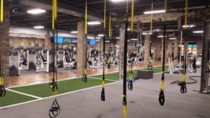 TRX equipments in modern gym in Lexington