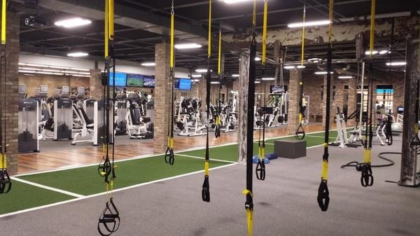 TRX equipments in modern gym in Lexington